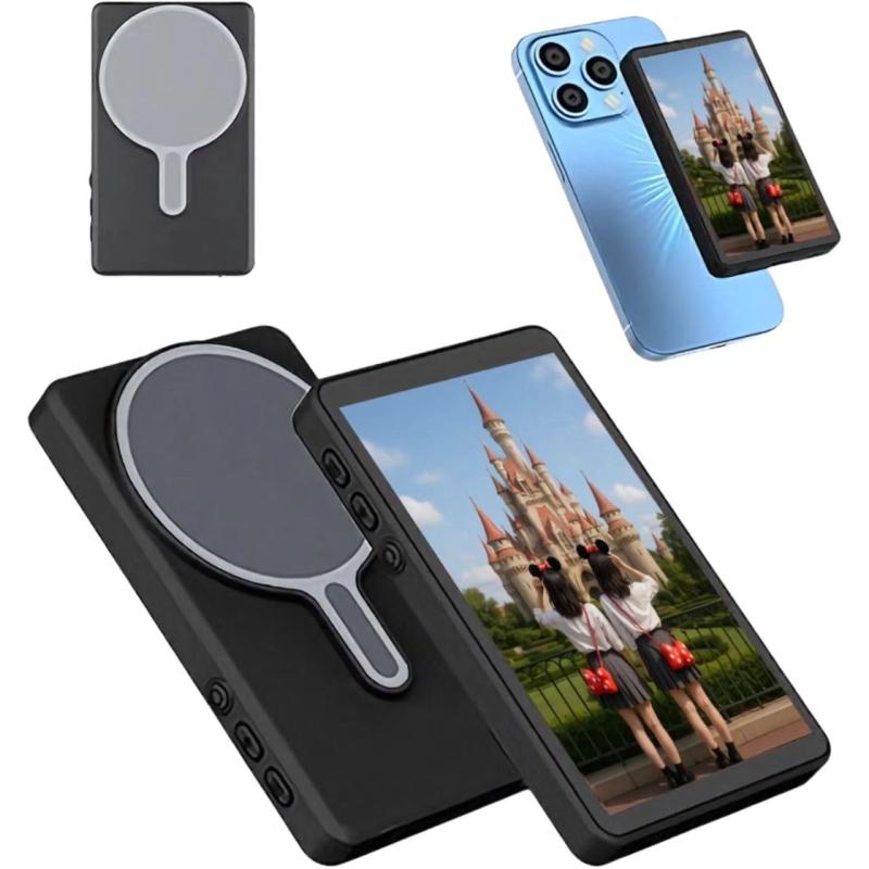 自撮りモニター 自撮りカメラ iphone モニター ミラーリング スマホ用 Amazon.co.jp: JEVDES iPhone用自撮りモニター 自撮りVlog