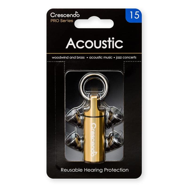 CRESCE PRO 耳栓 管楽器/アコースティック/ズージャー用 イヤープロテクター Acoustic 15 日用品雑貨・文房具・手芸-その他