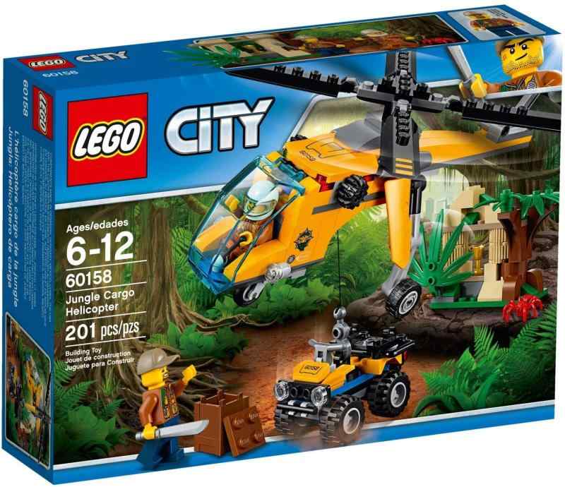 レゴ(LEGO)シティ ジャングル探し回るヘリコプタ 60158