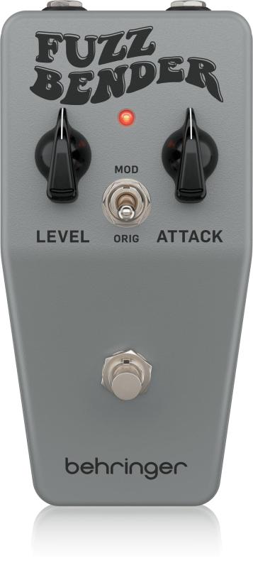 ベリンガー Behringer ビンテージスタイルファズペダル 伝説的なファズペダルを再現 2モード搭載 コンパクトなメタル筐体 FUZZ BER