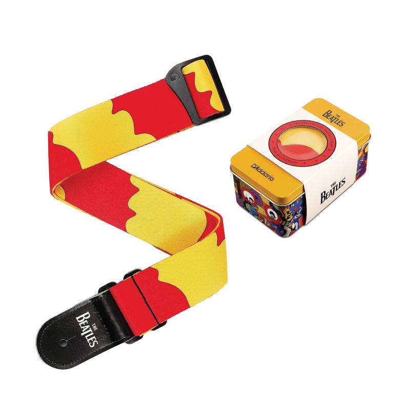 D'Addario ダダリオ ストラップ Yellow Submarine 50th Strap 50YS ビートルズ (Tin缶パッケージ付き)