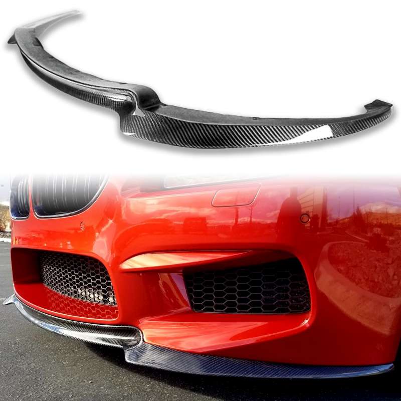 BMW用 6シリーズ F06 F12 F13 M6用 カーボン フロント リップスポイラー 2011-2019 FRP材質 V【___OCS】