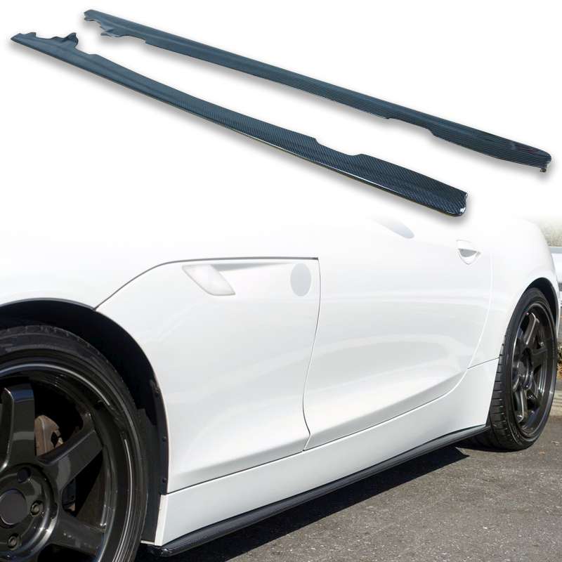 BMW用 E89 Z4 Mスポーツ用 カーボン サイドスカート エクステンション スポイラー 左右セット 2009-2016 3【___OCS】｜TitoSoy
