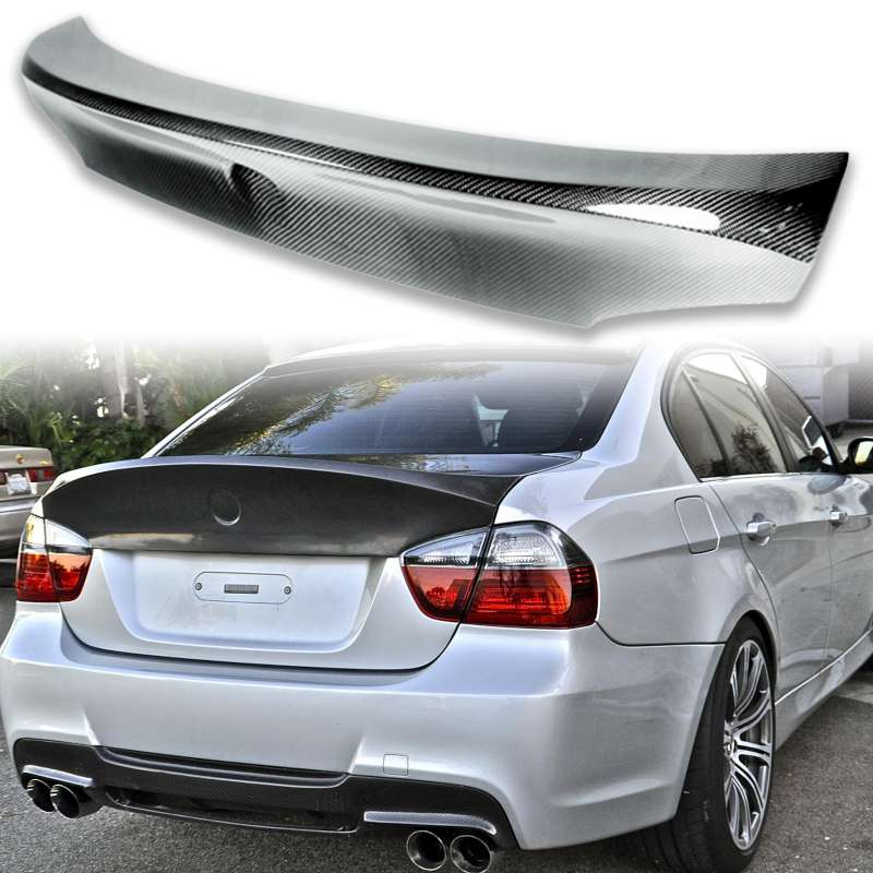 BMW用 3シリーズ E90 セダン 前期用 カーボン トランク スポイラー 2005-2008 CSL【___OCS】 27,742円