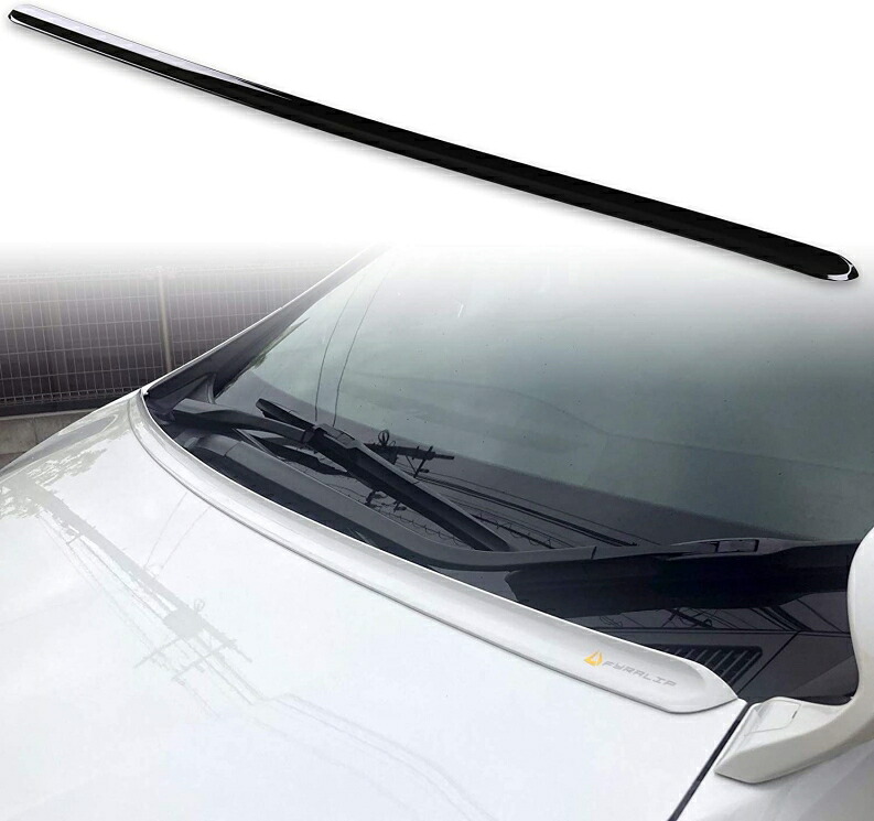 FYRALIP Y2 虫よけ ボンネットスポイラー 純正色塗装済 トヨタ用 アルファード 3代目 モデル用 外装 エアロ パーツ 両面テープ取付|TitoSoy