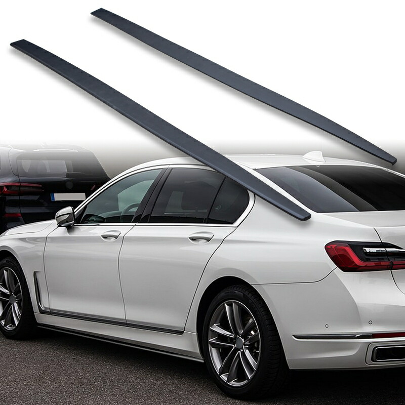 FYRALIP サイドエクステンション スポイラー アンダーフラップ BMW用 7シリーズ G11用 2016-2022 PU製 左右セット 未塗装
