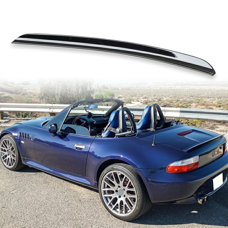 FYRALIP トランクスポイラー 純正色塗装済 Y15 High Kickタイプ BMW用 Z3 E36 7 前期 ロードスターモデル用 外装 エアロ パーツ 両面テープ取付