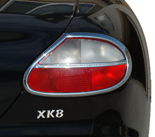 ジャガー用 XK8 XKR 96-06 クロームメッキ テールランプリム リアランプリム テールライト トリム ベゼルカバー【___OCS】 18,068円