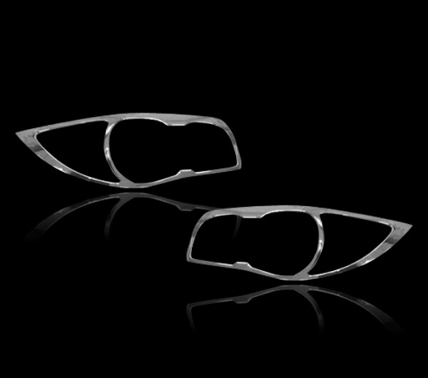 BMW用 1シリーズ E87 ハッチバック用 2005-2012 クロームメッキ フロントランプリム ヘッドライト トリム ヘッドランプリム ベゼルカバー【___OCS】|TitoSoy