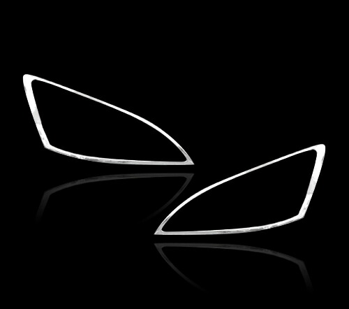 ホンダ用 アコード用 2006-2008 クロームメッキ フロントランプリム ヘッドライト トリム ヘッドランプリム ベゼルカバー【___OCS】