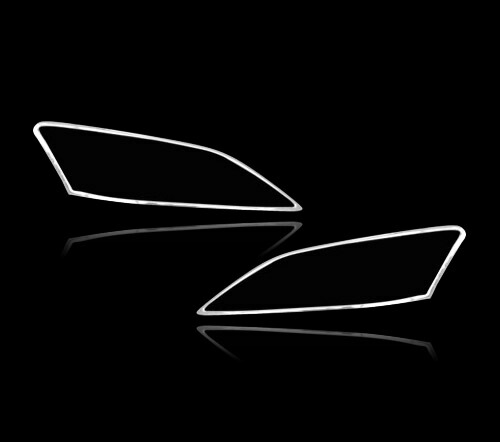 レクサス用 ES 350 XV40 5代目前期用 2000-2009 クロームメッキ フロントランプリム ヘッドライト トリム ヘッドランプリム ベゼルカバー【___OCS】