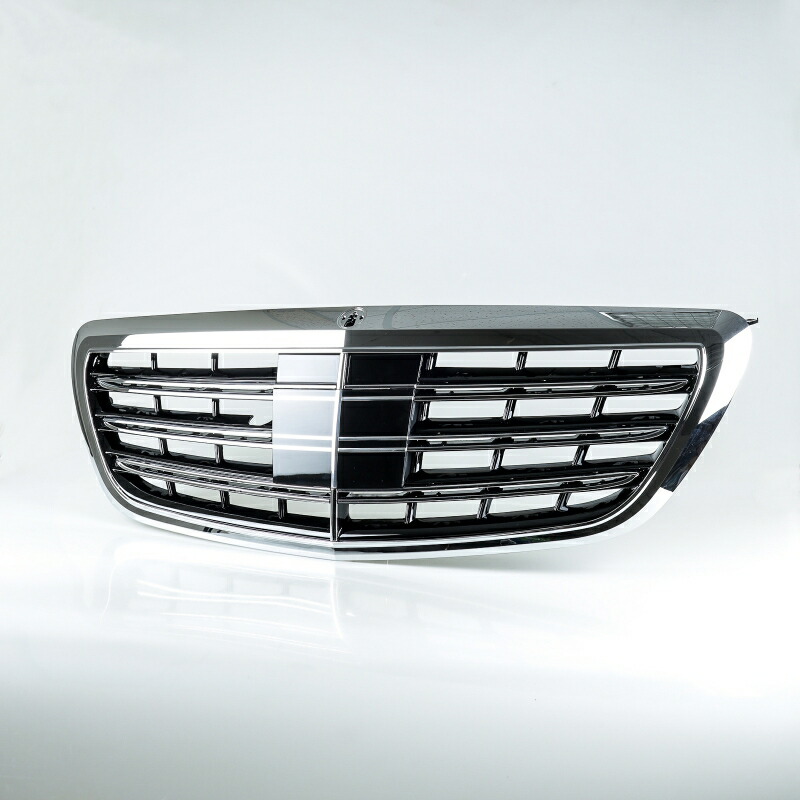 ベンツ用W124 クロームメッキブラックフロントグリル Eクラス 1986-1993年 メルセデス用 Mercedes-Benz用 メルセデスベンツ用 W124 Eクラス 300e 260e 400e 500E前期
