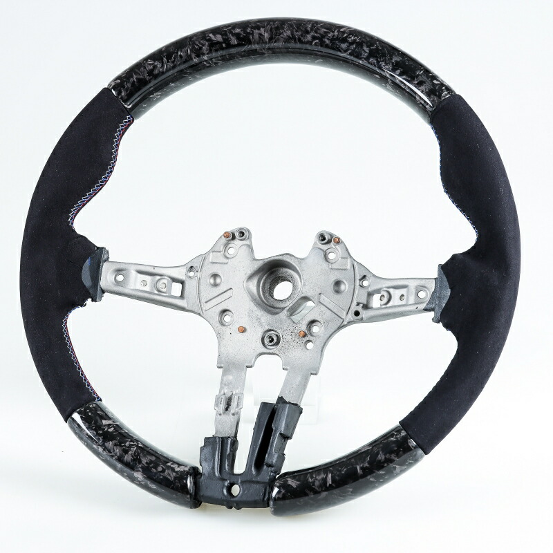 Mスタイルステッチ Titosoy パーツ M2用 ハンドル ステアリング 約平日2 4日 追跡できます スポーツ ステアリング M4 スポーツ Ocs M3 F80 Bmw用 到着まで F 一番早い発送方法 宅配便 フォージドカーボン 本革スエード ホイール F87