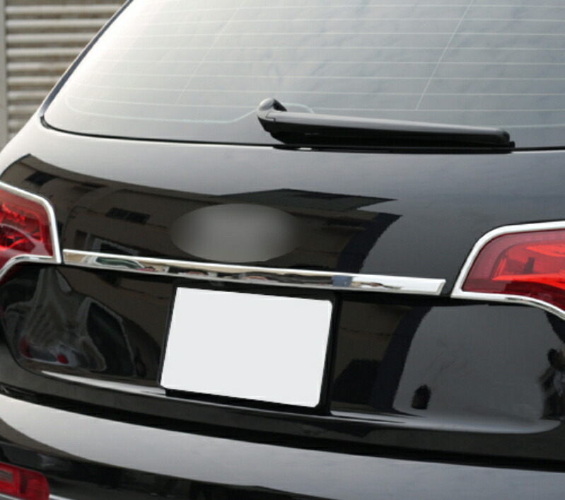 クリアランスsale!期間限定!アウディ用 Q7 2007-2010 クロームメッキ リアトランクリッドモール 車用品・バイク用品 