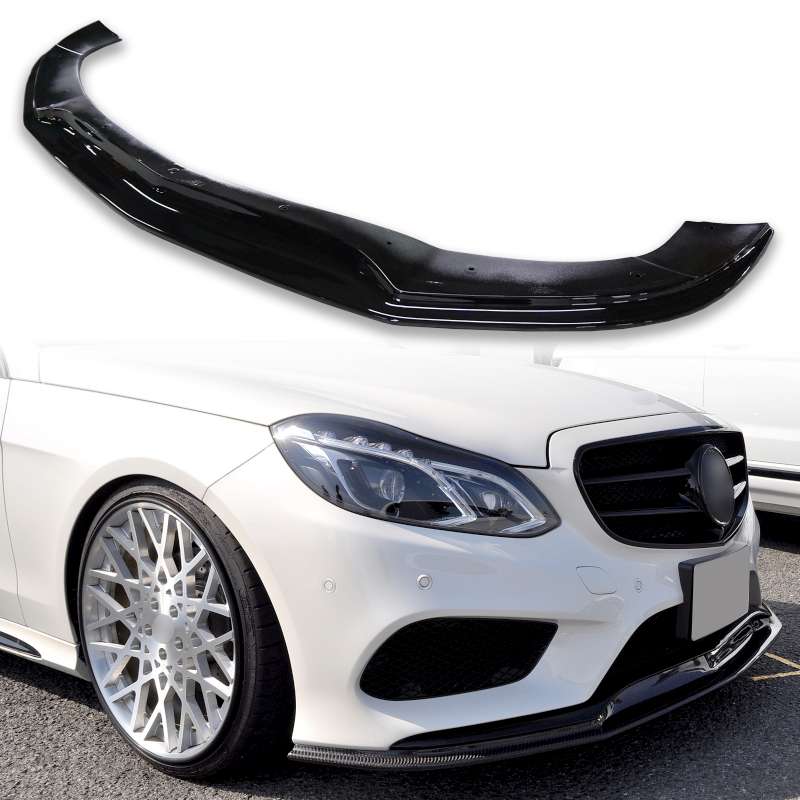 純正色塗装 メルセデスベンツ用 Eクラス W212 S212 後期 AMGモデル用 フロントリップスポイラー 2014-2016 FRP材質 KS【___OCS】