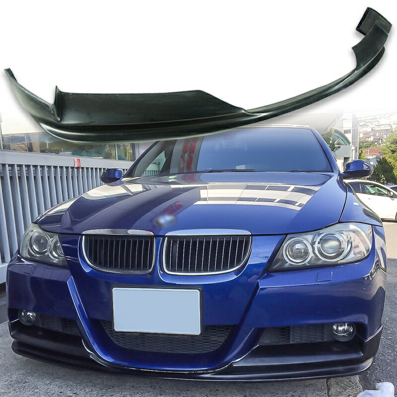 純正色塗装 BMW用 3シリーズ E90 E91 前期 Mスポーツ Mテック フロント リップスポイラー 2005-2008 PU製 3【___OCS】 29,101円