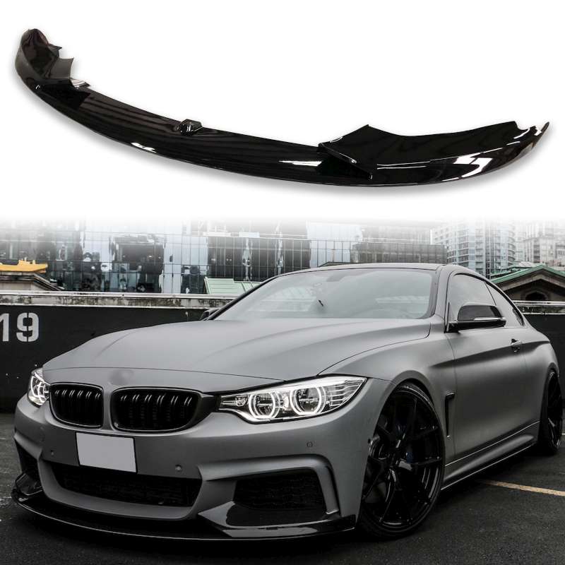 純正色塗装 BMW用 4シリーズ F32 F33 F36 Mスポーツモデル用 フロントリップスポイラー 2013-2020 P【___OCS】