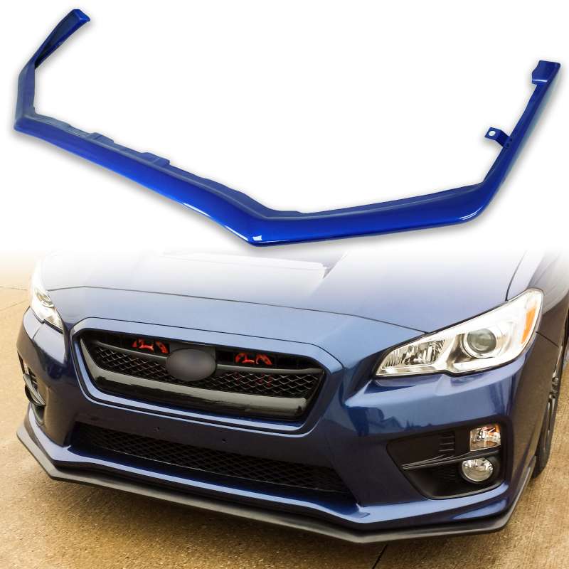 純正色塗装 スバル用 WRX Sti S4 VA系 セダン 前期用 フロントリップスポイラー 2014-2017 ABS材質 ST【___OCS】