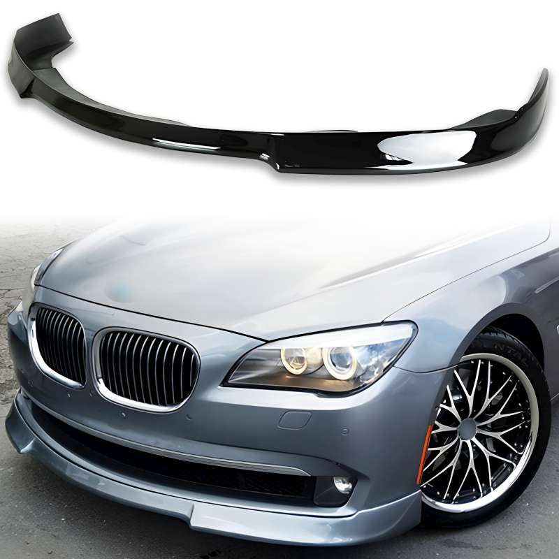 純正色塗装 BMW用 7シリーズ F01 F02 前期用 フロント リップスポイラー 2008-2012 FRP材質 3【___OCS】