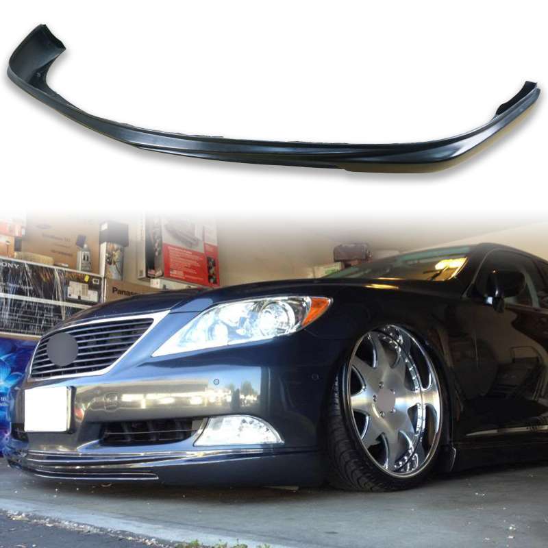 純正色塗装 レクサス用 LS 4代目 F40型 前期用 フロント リップスポイラー 2007-2009 PU材質 W【___OCS】