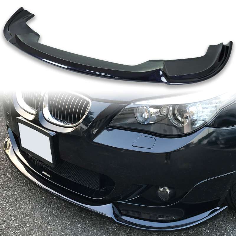 純正色塗装 BMW用 5シリーズ E60 E61 Mテク Mスポーツバンパー用 フロントリップスポイラー 2004-2010 HG【___OCS】