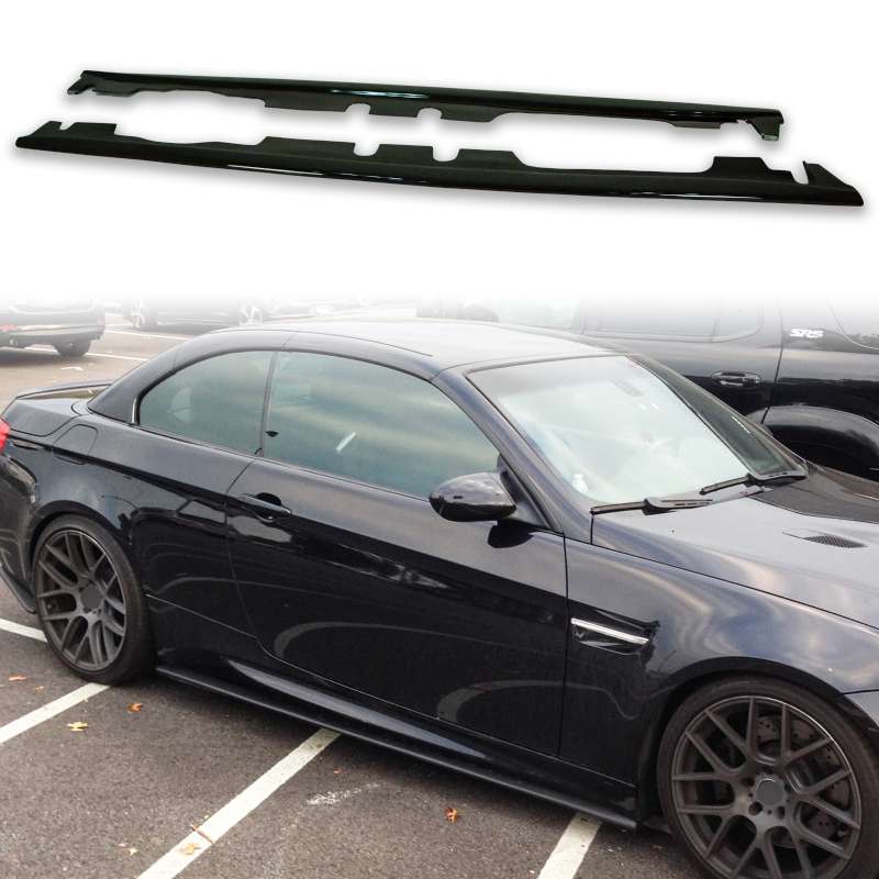 純正色塗装 BMW用 E92 E93 M3 サイドエクステンションスポイラー 左右セット 2PCS 2007-2014 EX【___OCS】