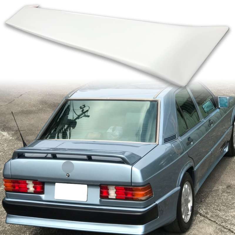 純正色塗装 メルセデスベンツ用 190シリーズ W201用 リア トランク スポイラー FRP製 1982-1993 16V【___OCS】