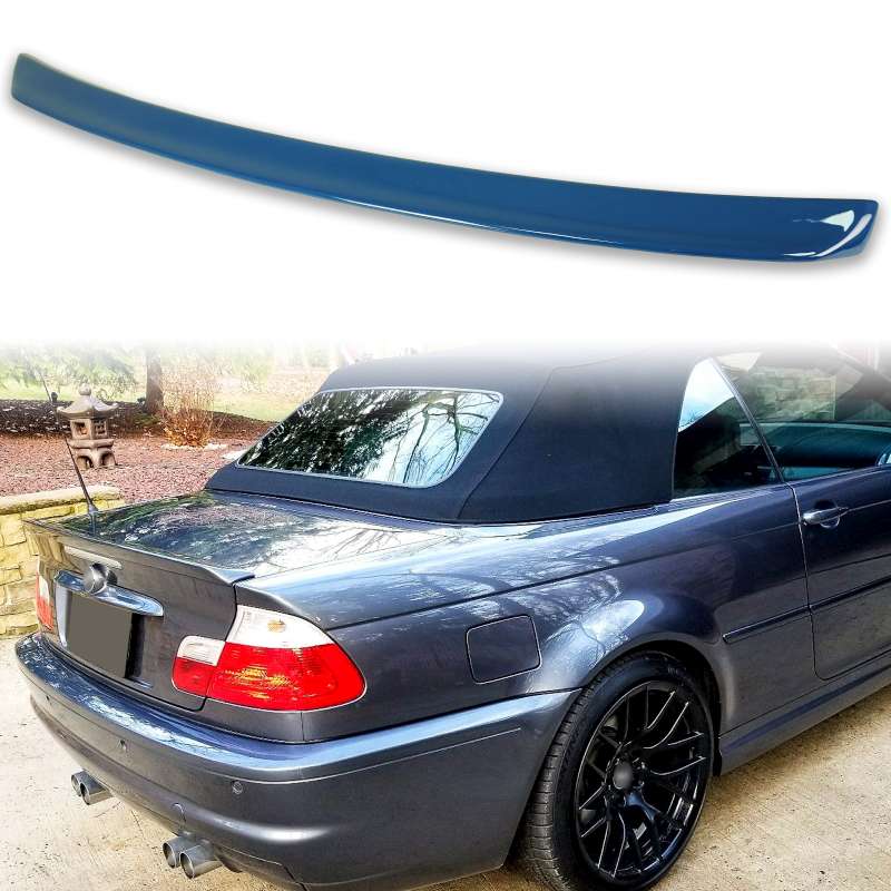 純正色塗装 BMW用 3シリーズ E46 カブリオレ用 リア トランク スポイラー 1999-2006 FRP材質 AC【___OCS】 17,094円