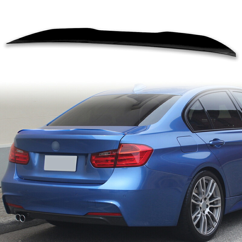 純正色塗装 ABS製 トランクスポイラー BMW用 3シリーズ F30 セダン用 PSMスタイル 外装 エアロ パーツ リアスポイラー 両面テープ取付【___OCS】|TitoSoy