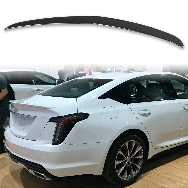 純正色塗装 ABS製 トランクスポイラー キャデラック用 CT5 セダン用 OEスタイル 外装 エアロ パーツ リアスポイラー 両面テープ取付【___OCS】｜TitoSoy