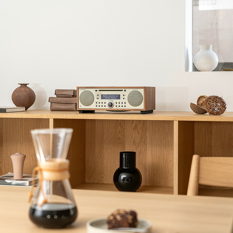 Tivoli Audio Music System BT - Bluetooth繋ぎ合わせる役立つこと付き添い人AM/FMステレオ取り合わせ Tivoli Audio Music System BT - AM/FM Stereo System with Bluetooth Connectivity
