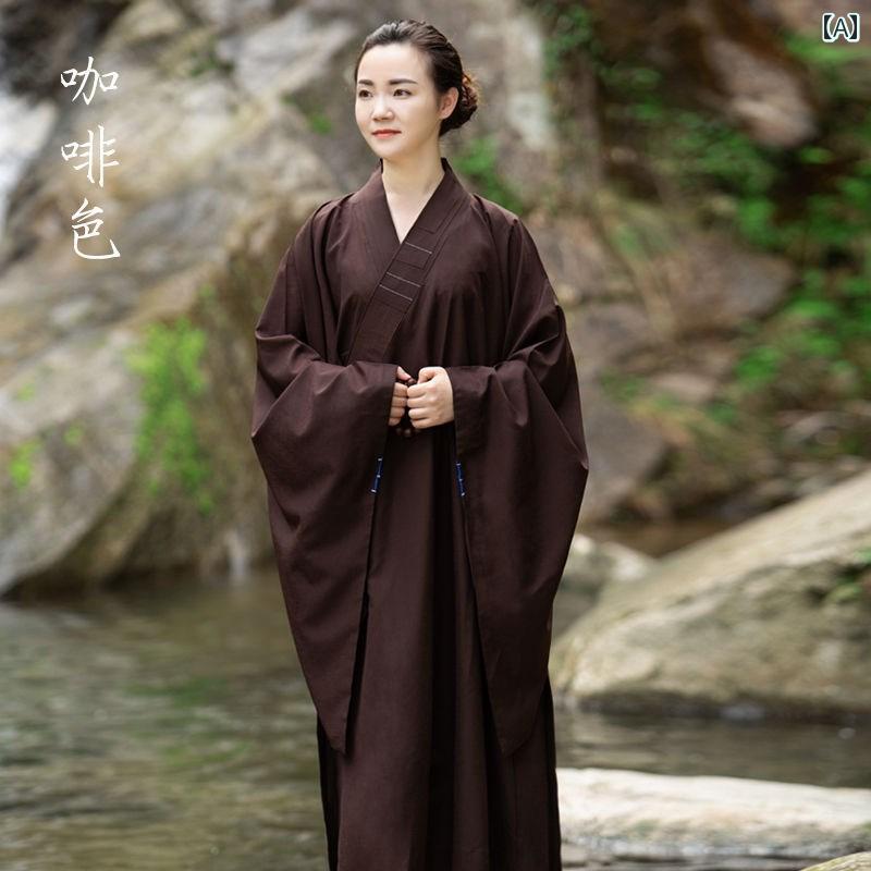 僧服 僧衣 衣装 仏教 サテン カジュアル 春夏 コート オールシーズン メンズ レディース ブラック ネイビー ブラウン|exit