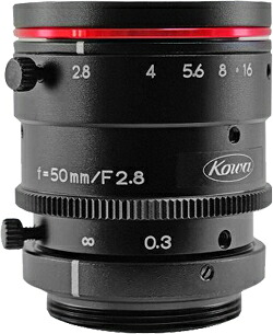 CCTV水晶体 興和(KOWA：コーワ)LM50JC5MC 興味の中心隔たり 50粍 5メガ絵素 2/3”型 Cマウント