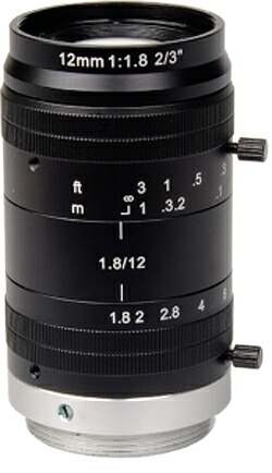 CCTVレンズ Tokina（トキナー） KCM-1218UMP8 (TC1218-8MP)12mm 2/3"型 8メガ対応 Cマウント｜エムワンチヨトク