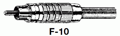 カナレ CANARE RCAいの一番繋ぎ（はんだ式） F-10 10個入 スピーカーケーブル-アクセサリー・部品