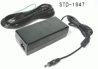 海外/国内 スイッチング ＡＣアダプター STD-1947 19V 4.74A DCプラグ（外形5.5mm内径2.1mm）（ACケーブル1.8ｍ付き）