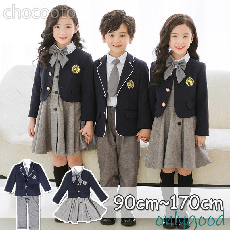 ちびっ子服 背広 お坊っちゃん お嬢さん 5点書き割り初等学校 心地よい 受験 会見 はいり込む式  衣裳 キッズ 卒園式 入園式 華燭の典 告げ知らせる会 卒式 お坊っちゃん