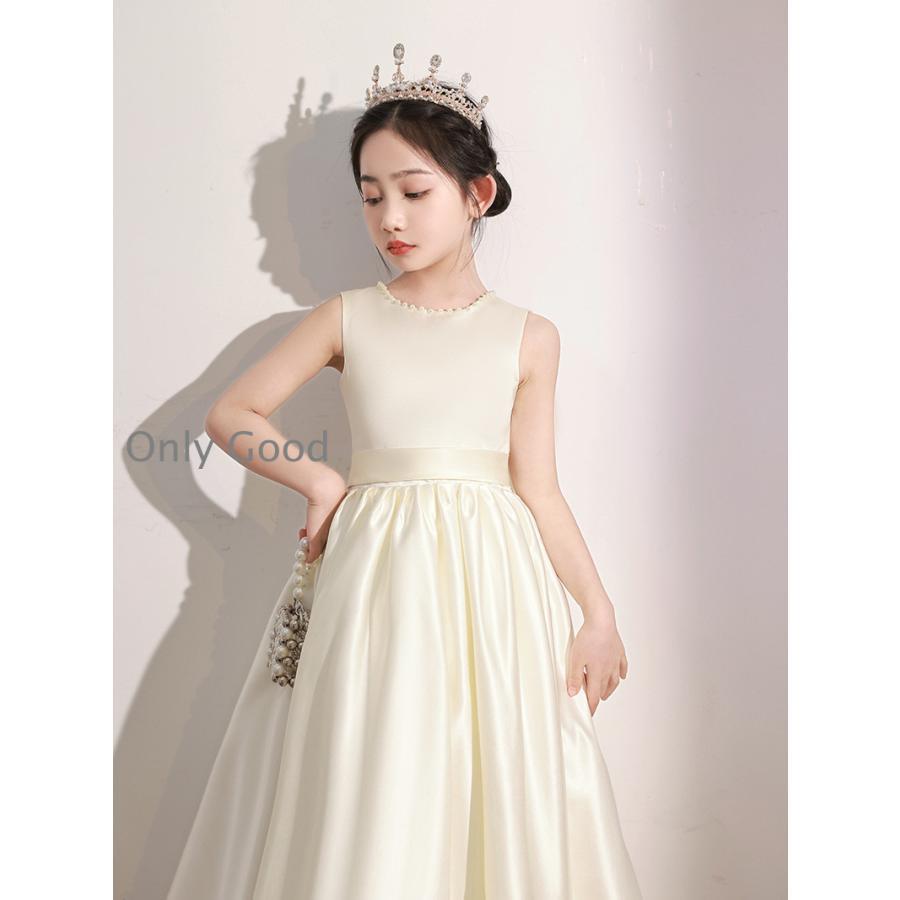 2024春子供ドレス ピアノ発表会 ジュニアドレス ふんわりチュール160 150 140 演奏会 結婚式 キッズ こども コンクール 子供服 女の子|タジックス