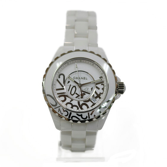 シャネル CHANEL J12 グラフィティ ウオッチ 時辰儀 SS H5240 メンズ 中古