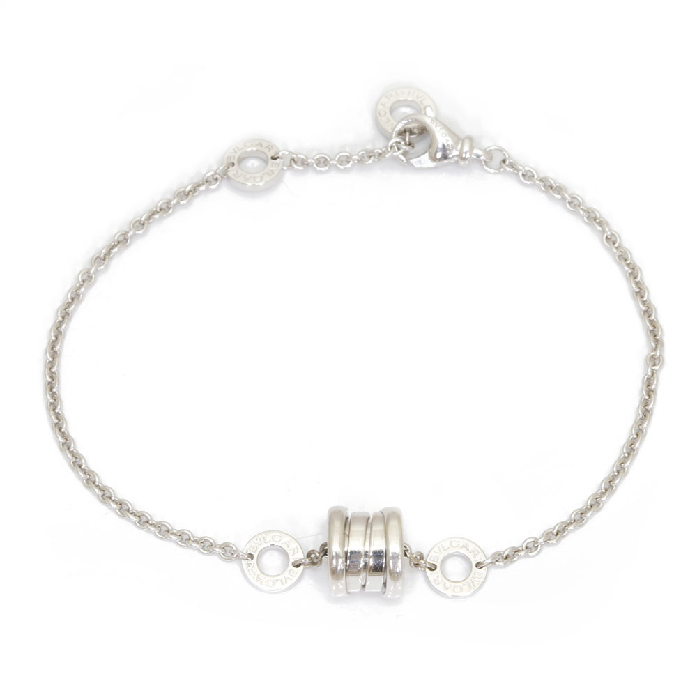 格安即決 中古 Bvlgari ブルガリ K18wg ブレスレット Bz B Zero1 ビーゼロワン 18金 K18ホワイトゴールド シルバー レディース メンズ かわいい ギフト プレゼント Web限定 Www Vinciinstitute Com