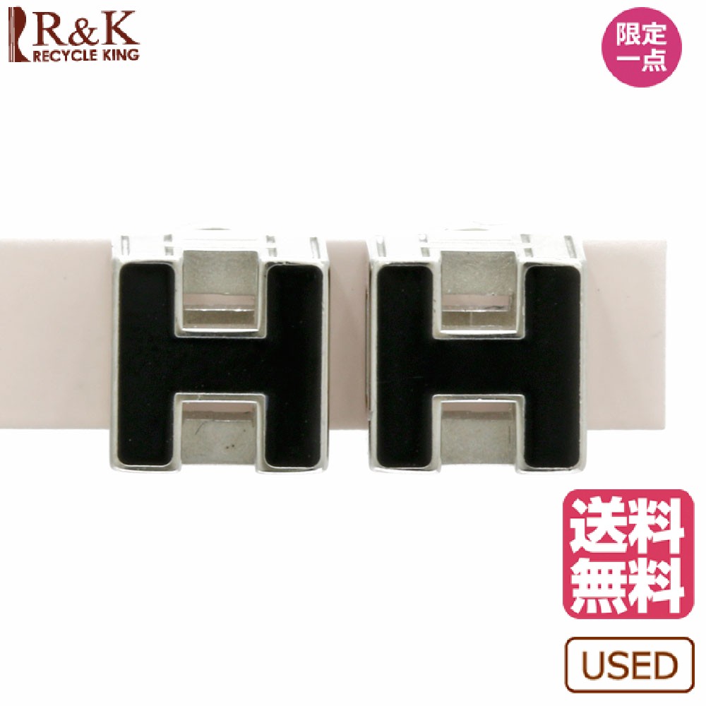 楽天市場 送料無料 中古 Hermes エルメス ピアス Hキューブ カージュドアッシュ メタル シルバー ブラック レディース メンズ おしゃれ かわいい ギフト プレゼント ｒ ｋ リサイクルキング