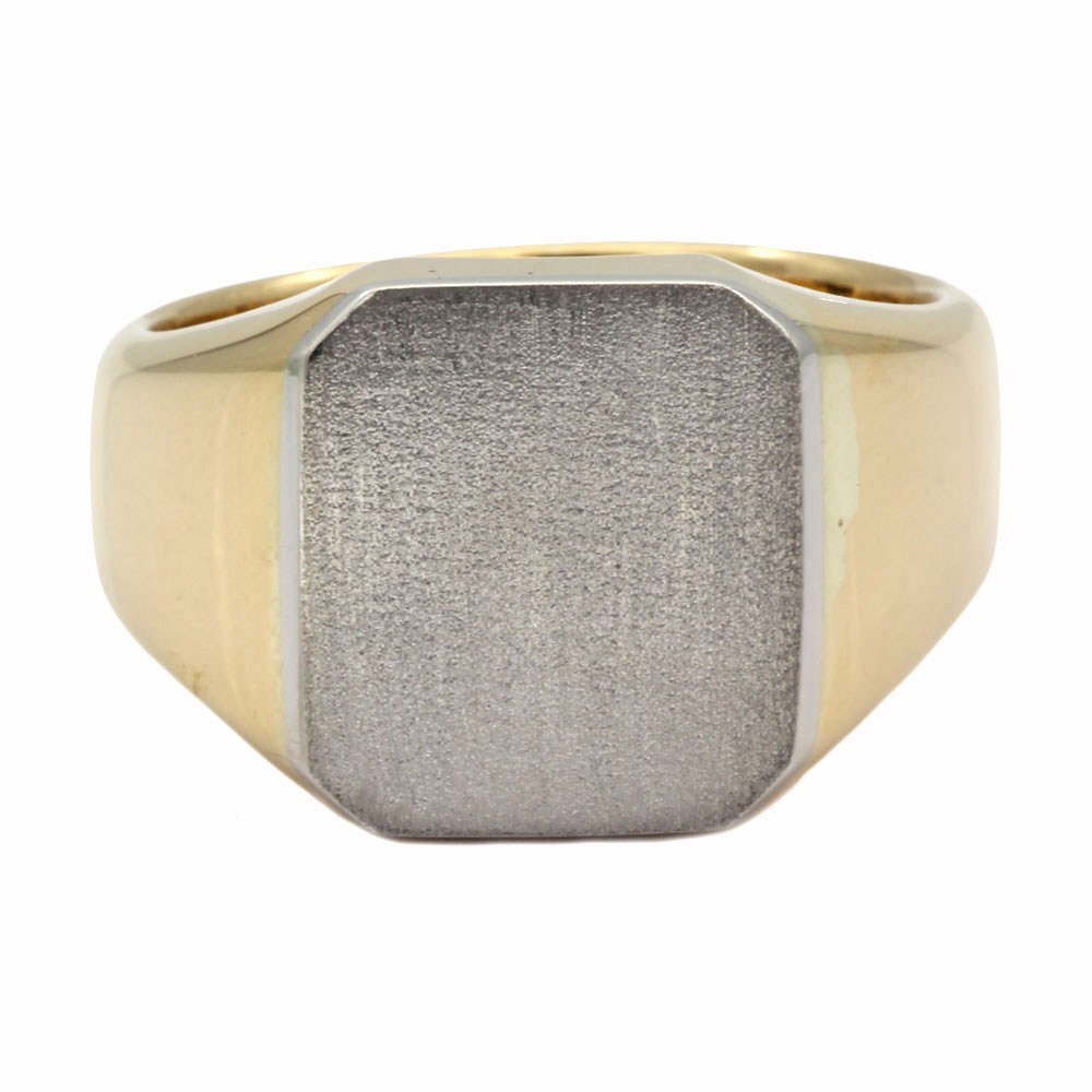 楽天市場 送料無料 中古 K18 リング 指輪 17号 2カラー メンズ おしゃれ かっこいい おすすめ ギフト プレゼント 18金 K18ゴールド ｒ ｋ リサイクルキング