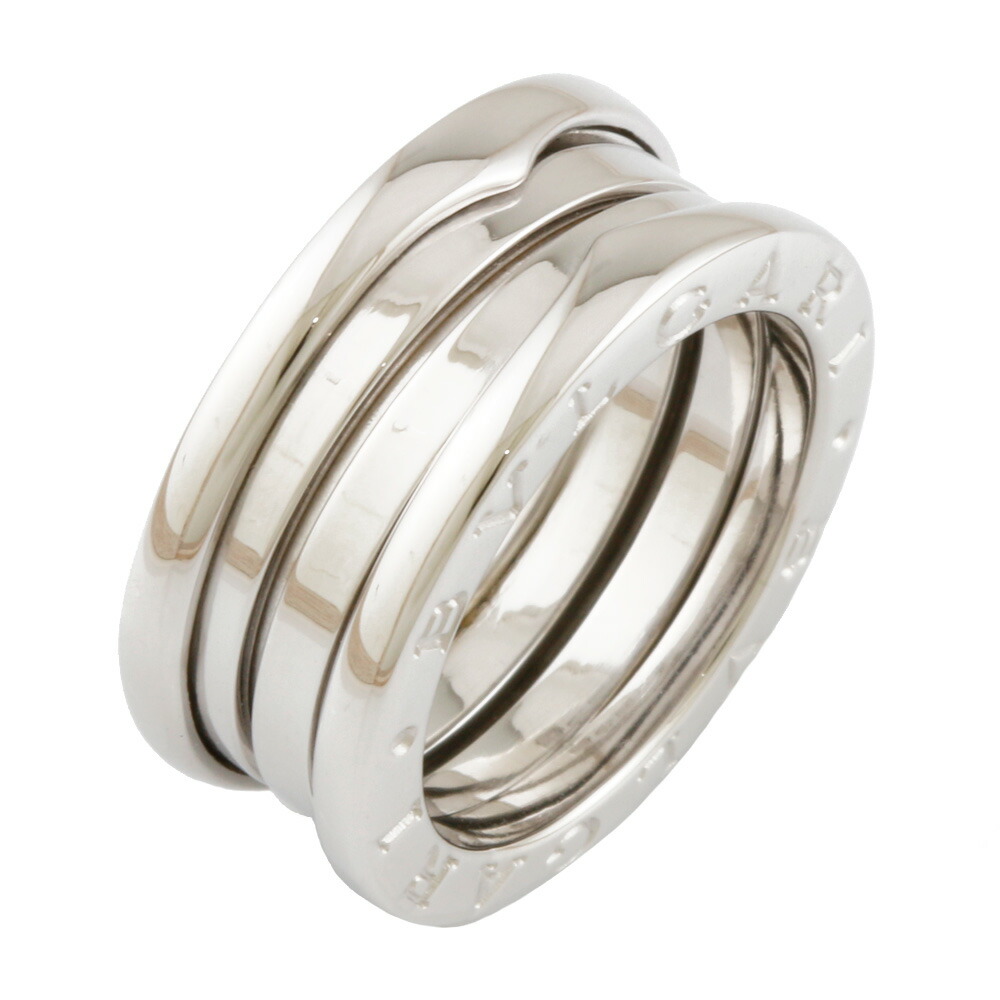 珍しい 中古 Bvlgari ブルガリ K18wg リング 指輪 51 10号 B Zero1 ビーゼロワン 3バンド シルバー レディース かわいい おすすめ ギフト プレゼント 18金 K18ホワイトゴールド Bj ｒ ｋ リサイクルキング 手数料安い Reltexir Com