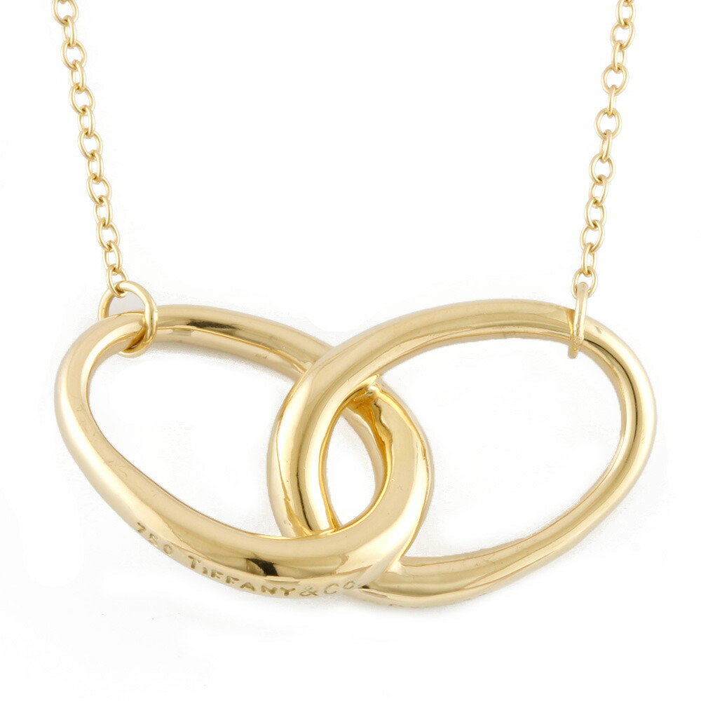 気質アップ 中古 Tiffany Co ティファニー K18 ネックレス ダブルループ ゴールド レディース かわいい おすすめ ギフト プレゼント 18金 K18ゴールド Bj ｒ ｋ リサイクルキング 新品本物 Www Sha Edu In