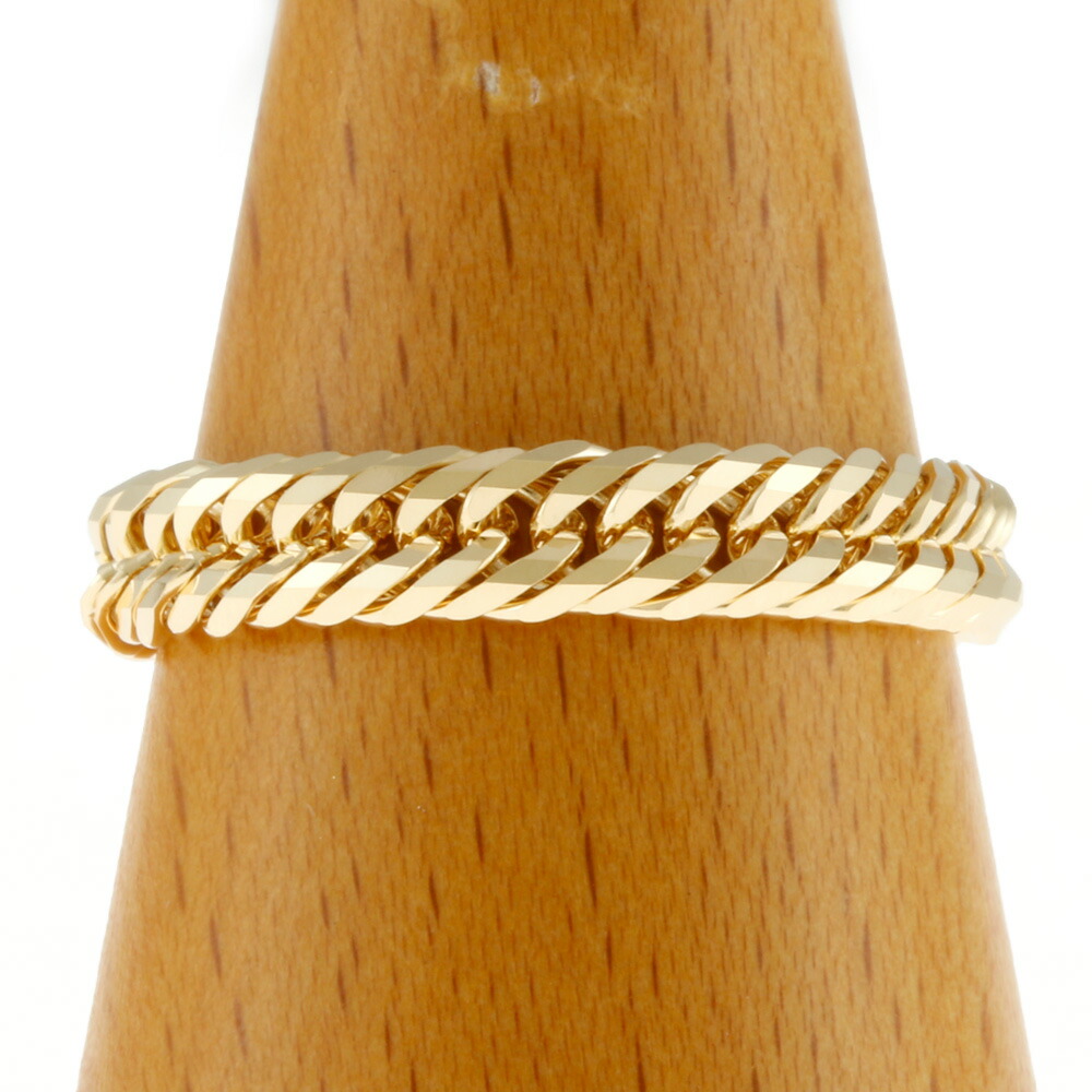 注目の K18 リング 指輪 喜平 キヘイ チェーンリング 12dct 12面トリプル 19号 ゴールド メンズ かっこいい おすすめ ギフト プレゼント 18金 K18ゴールド 内祝い Wellspringacademy Org