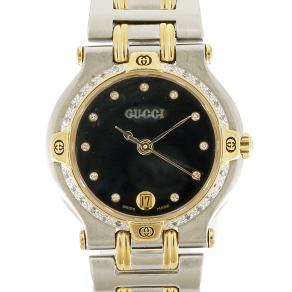 貨物輸送無料 中古 Gucci グッチ Ss Gp 技能時計 二人 9000l 銀鼠 ゴールド ネグロイド レディース 格好のいい かわいい おすすめ 贈呈品 供与 不錆鋼鋼鉄 Gp Bim ブランド自敬 グッチの 腕時計 Giroveloce It