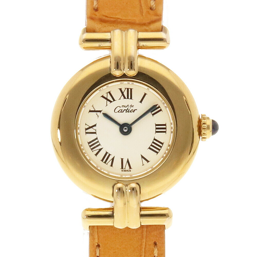 送料無料 中古 Cartier カルティエ Gp Sv925 腕時計 マストコリゼ ゴールド イエロー ホワイト レディース おしゃれ かわいい おすすめ ギフト プレゼント Gp シルバー925 Sh Bim Fmcholollan Org Mx