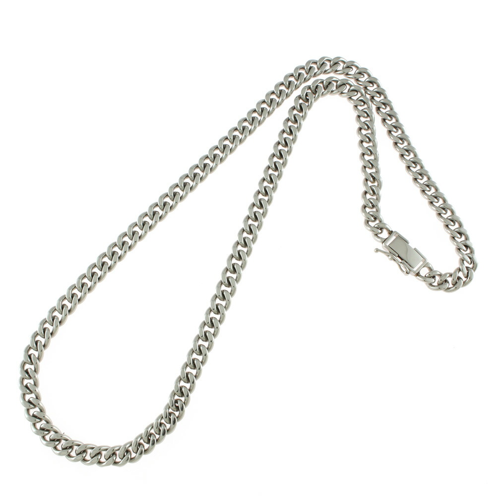 送料無料 中古 Pt850 ネックレスチェーン 喜平 キヘイ 約56 5g 2面シングル 2dc 43cm 留め具中折れ式 シルバー レディース おしゃれ かわいい おすすめ ギフト プレゼント Pt850プラチナ septicin Com