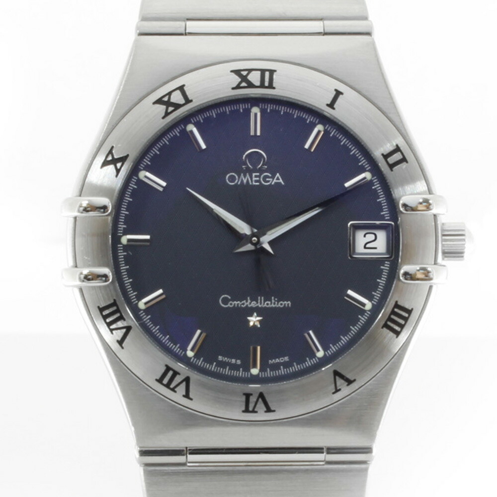 送料無料 中古 Omega オメガ Ss 腕時計 コンステレーション シルバー ネイビー メンズ おしゃれ かっこいい おすすめ ギフト プレゼント ステンレススチール Sh Bim Fmcholollan Org Mx