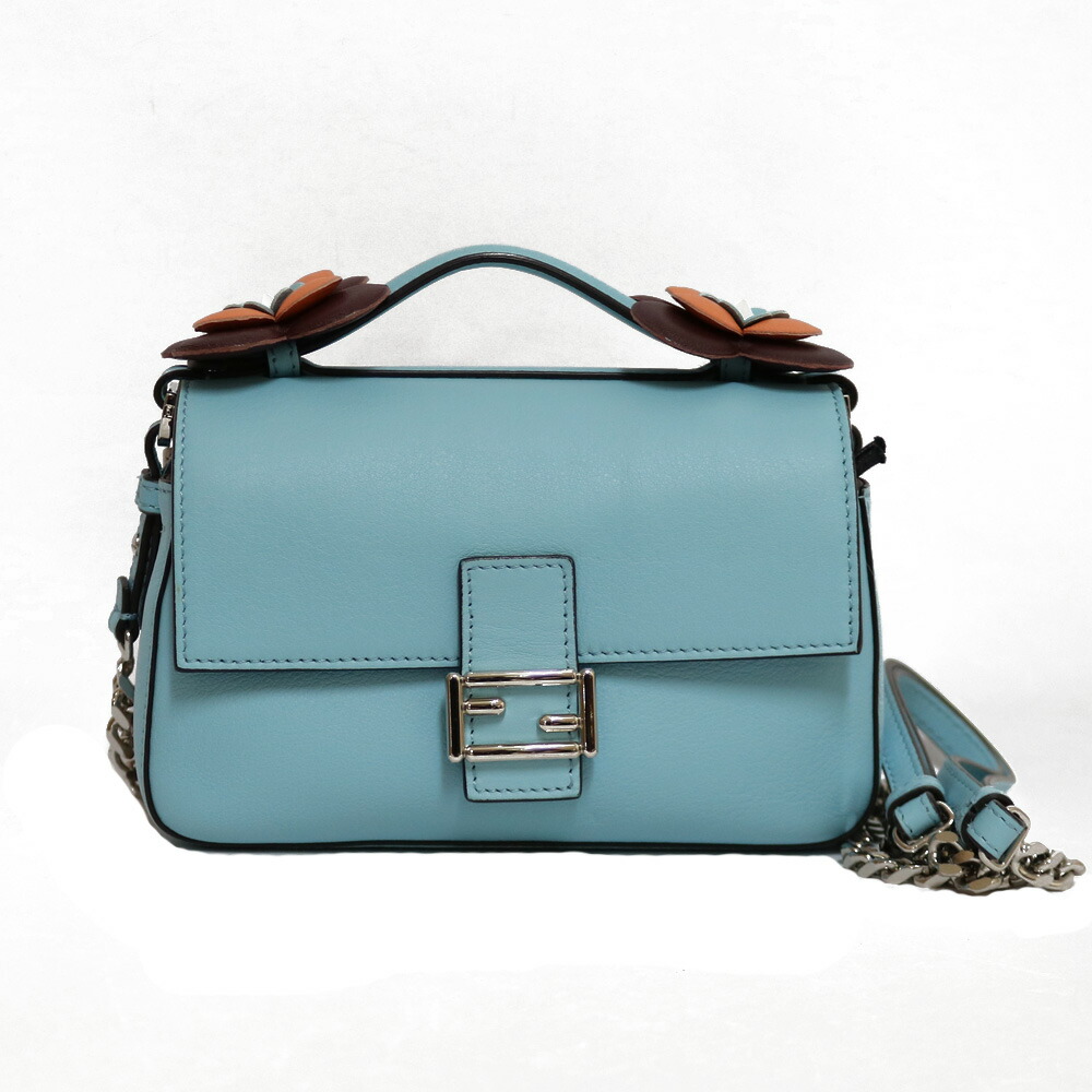 送料無料 中古 Fendi フェンディ 鞄 カバン かばん ダブルマイクロバゲット マルチ マルチ レディース おしゃれ かわいい おすすめ ギフト プレゼント レザー Bim Mozago Com